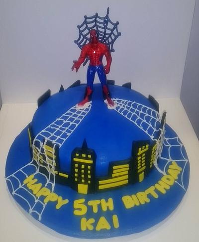 spiderman cake - Cake by SweetTwist