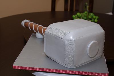 Mjolnir Chocolate Cake - Cake by Mini's Sugarcraft