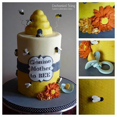 baby shower buzz buzz - Cake by Enchanted Icing
