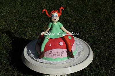 Pippi - Cake by L'albero di zucchero