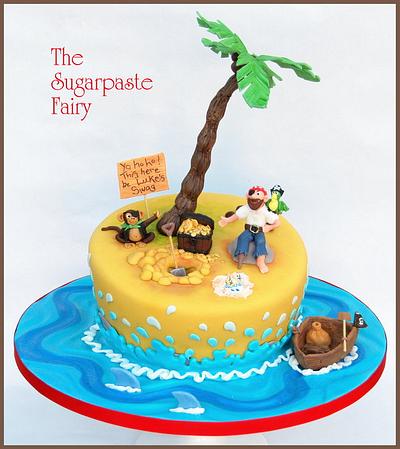 Aaarrr!  pirate treasure! - Cake by The Sugarpaste Fairy