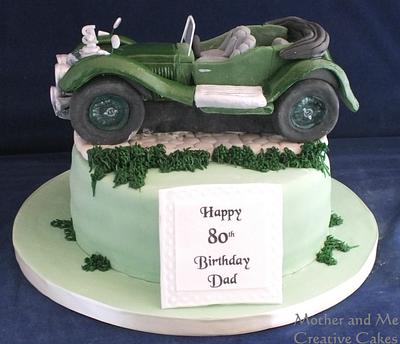 Vintage Bentley - Cake by Mother and Me Creative Cakes