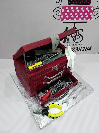 Tool Box 3d cake - Cake by Marwa Darwish