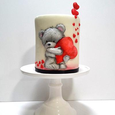 Cute Teddy Bear - Cake by Andrea Costoya