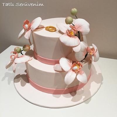 engagement cake - Cake by CakeHeavenTr