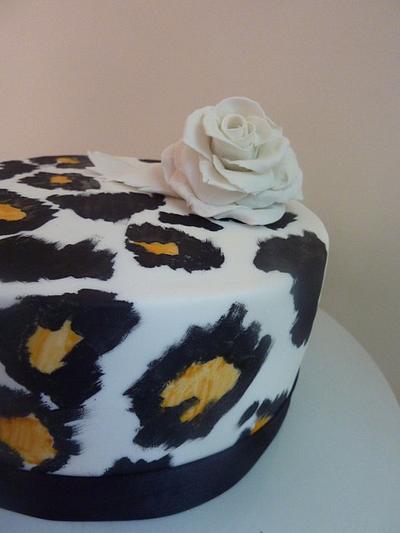 Leopard print cake - Cake by The cake shop at highland reserve