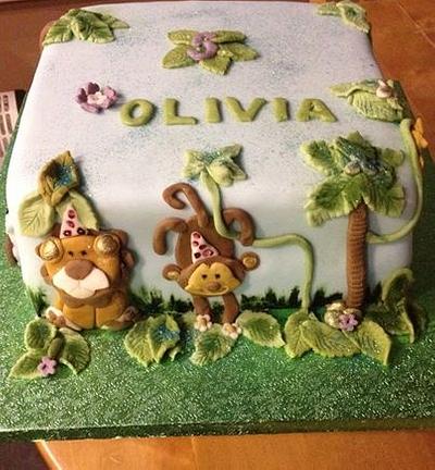 'Down in the Jungle' - Cake by EmmaLovesCake
