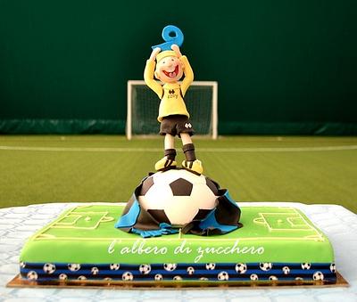 Football cake - Cake by L'albero di zucchero