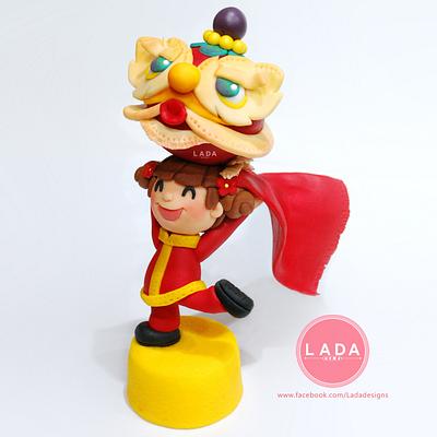 Chinese new year sugar figures - Cake by Ladadesigns