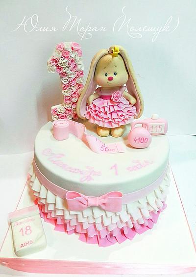 cake with bunny - Cake by Julia Taran