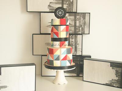 Art Deco Cake - Cake by Bakedincakedout