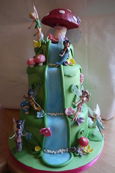 Tinkerbell Fairies - Cake by Totally Scrumptious