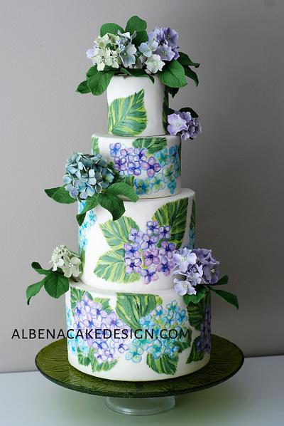 Floral Wedding Cake - Cake by Albena