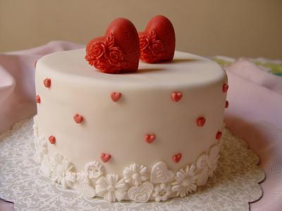 Red heart - Cake by Mariya Georgieva