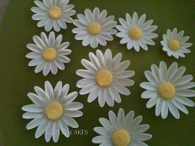 Gum paste flowers - Cake by Memona Khalid