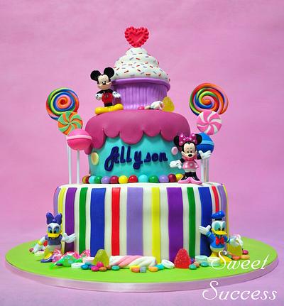 Mickey & Friends Candyland Cake - Cake by Sweet Success