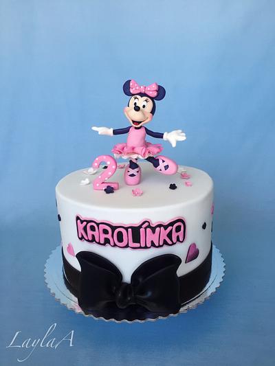 Minnie Mouse ballerina  - Cake by Layla A