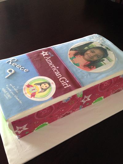 American Girl Doll cake - Cake by Sweet Confections by Karen