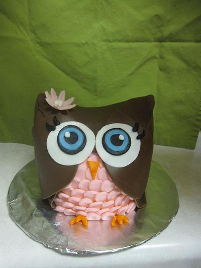 Owl cake - Cake by jessieriddle