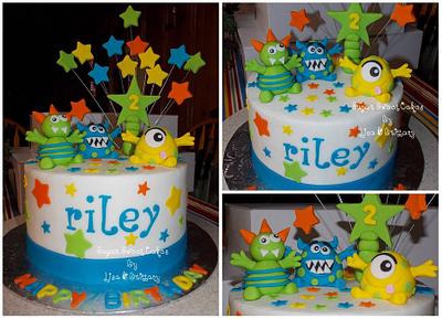 Little Monsters - Cake by Sugar Sweet Cakes