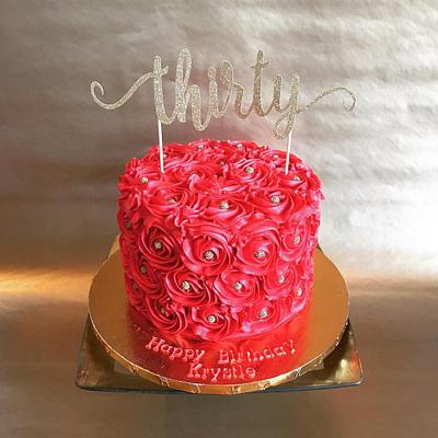Thirty! - Cake by Sweet Scene Cakes