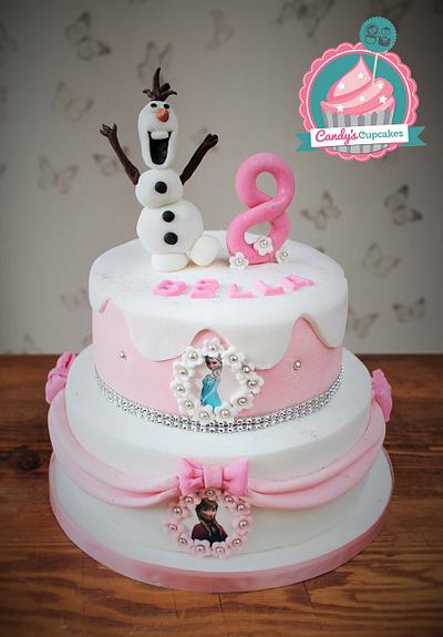 Pink Frozen - Cake by Candy's Cupcakes