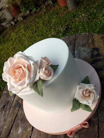 Flower cake! - Cake by Las Marianis