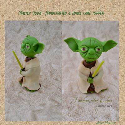 Star Wars Cake with handmade and edible YODA - Cake by Art for Cakes by Andy