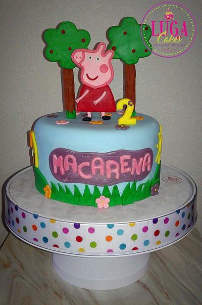 Peppa Pig 2D - Cake by Luga Cakes