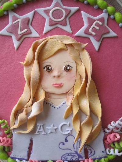 Ameican Girl Doll cake - Cake by Renee Daly