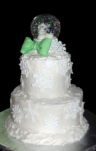 Winter (non)Wedding Cake - Cake by Katie Goodpasture