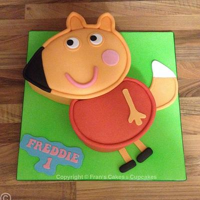 Freddy Fox from Peppa Pig - Cake by Fran's Cakes & Cupcakes