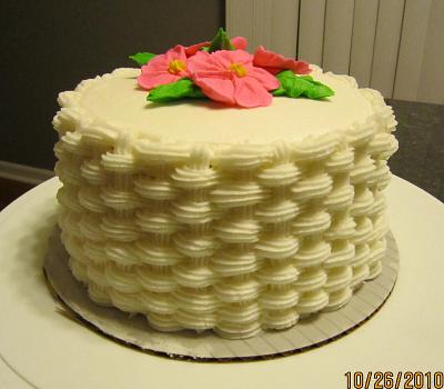 Basketweave Cake - Cake by Michelle