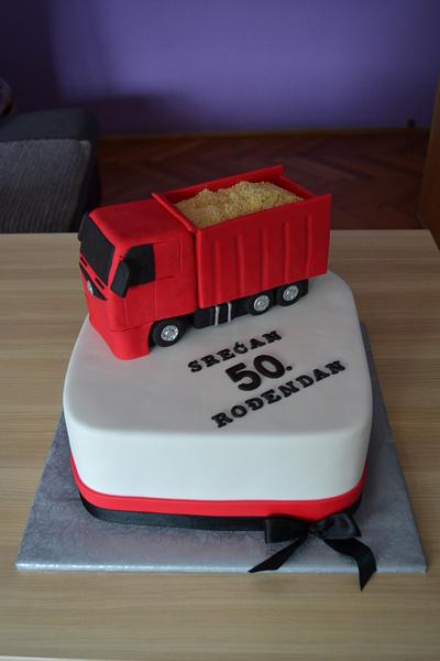 Red truck - Cake by Zaklina