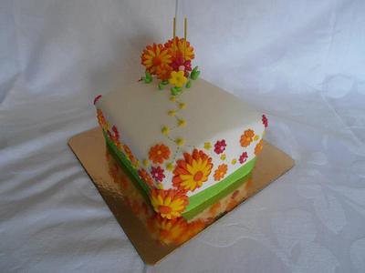 Flowers - Cake by Bolacholas