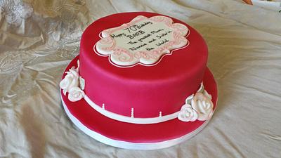 Ladies 70th Birthday - Cake by Kell77