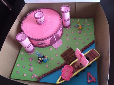 Fairy castle and pirate ship - Cake by Lamees Patel