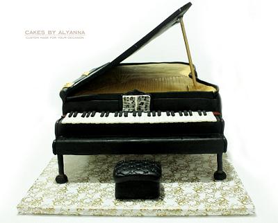 The Piano - Cake by cakes by alyanna