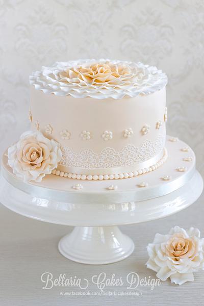 A 20th wedding anniversary cake - Cake by Bellaria Cake Design 