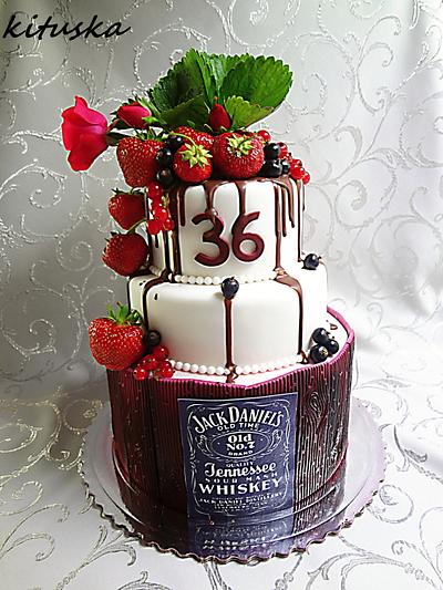 fruit cake whiskey - Cake by Katarína Mravcová