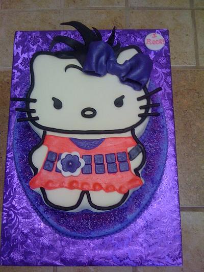 I rock - Hello Kitty Cake - Cake by Tetyana