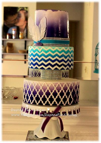 Pattern cake - Cake by DaphneHo