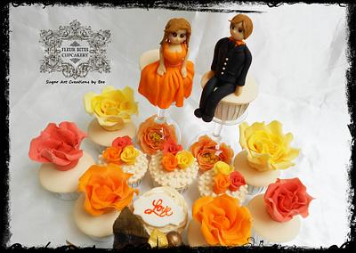 Engagement Cupcakes - Cake by Bee Siang