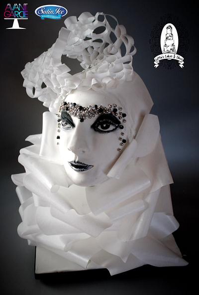White Lady  Avant -Garde Collaboration  - Cake by Lotties Cakes & Slices 