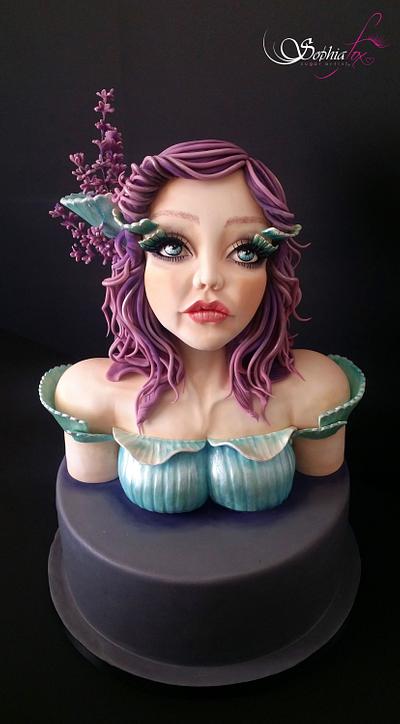 Mermaid Bust - Cake by Sophia  Fox