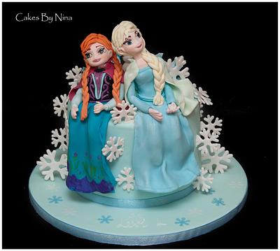 Frozen - Cake by Cakes by Nina Camberley