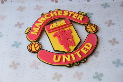Manchester United Fondant Topper - Cake by BiboDecosArtToppers 