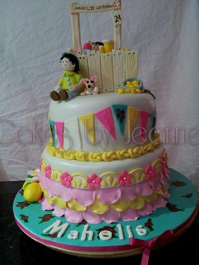 Lemonade Stand (inspired from other cake) - Cake by Jeanette Ortiz