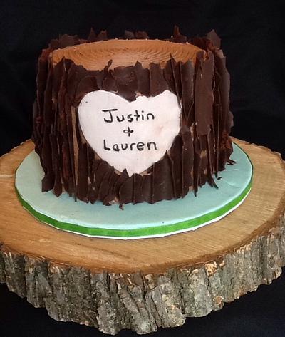 Tree stump - Cake by John Flannery