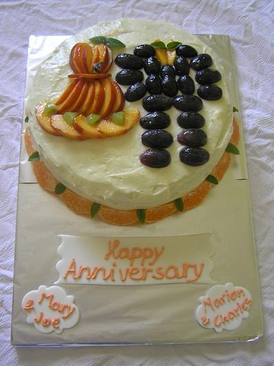 Anniversary Fruit Cake - Cake by Barbora Cakes